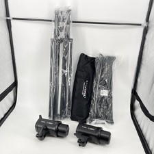 GODOX SL100D 2X 100W LED-Videoleuchte + AMBITFUL 60 x 90 cm Softbox, Lichtstativ