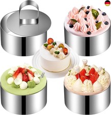 4 Stück Dessertringe 8cm