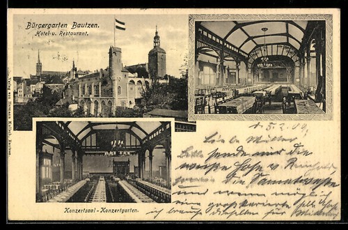 Bautzen hotel und - ak,