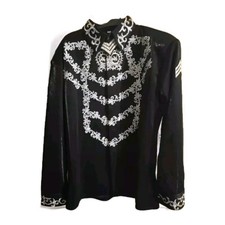 Seltene bestickte Michael Jackson, Jacke This is it schwarz  Pressekonferenz