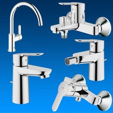 Grohe BauEdge Einhand Badarmatur Waschtisch Brause Wannen Armatur Mischer chrom