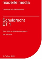 Schuldrecht BT 1 Jan Niederle