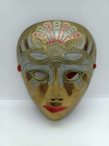 Venzianische maske messing - venzianische,