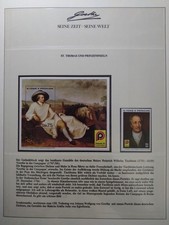 Motivsammlung Goethe. Seine Zeit - Seine Welt in Sieger Vordruckalbum, 50 Seiten