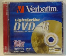 DVD+R LightScribe mit Hülle - NEU in Folie