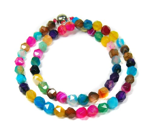 Bunte halskette aus - halskette,