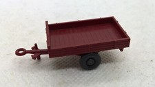 Wiking 381 Allgaier Einachs-Anhänger ca. hellbraunrot (76)