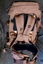 Fjällräven Singi Kajka 35 Rucksack Wanderrucksack Khaki Dust  & 2 Seitentaschen