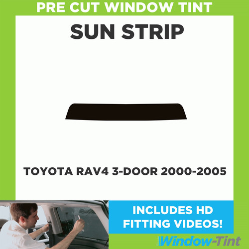 Dyed window film sunstrip - dyed,