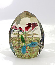 Briefbeschwerer Paperweight Besonderer Schliff in 5 Ebenen Böhmen um 1920 –25095