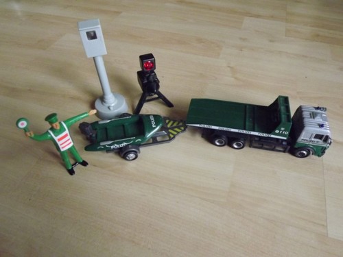 Konvolut polizei tieflader - konvolut, (tieflader