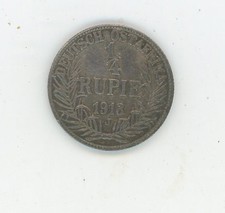 DOA Deutsch-Ostafrika 1/4 Rupie Münze 1913