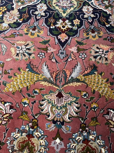 Täbriz teppich mit - täbriz, seide