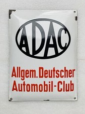 Emailschild ADAC Automobil Club - 40x30cm - Original um 1930