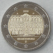 2 Euro Gedenkmünze Deutschland A 2020 Brandenburg / Schloss Sanssouci unz.
