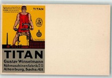 13253471 - 7400 Altenburg Titan Gustav Windelmann Werbung Naehmaschine