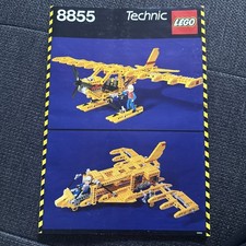 8855 Bauanleitung Technik Flugzeug, von 1988, sehr gut erhalten