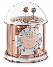 Moderne uhr tellurium - tellurium, mit
