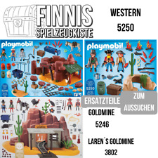 Playmobil Laren`s Goldmine 3802 5246 5250 Western Ersatzteile Cowboys Soldaten