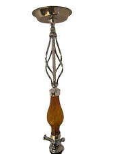 Wasserpfeifen Shisha Glas Edelstahl Rauchsäule groß für Steckpfeifen