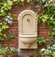 🔶Wandbrunnen Rose 105 cm