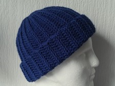 Neu !! Herrenmütze Sylter Mütze Fischermütze gestrickt Schurwolle Farbwahl