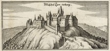 Obermoschel Original Kupferstich Merian 1645