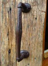 Türgriff für Haustür aus Gusseisen-wie antik- geschmiedeter Beschlag
