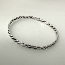 Silber Armreif 835 gedreht –