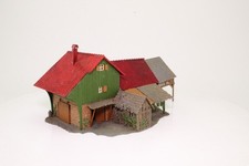 Faller 276a/b H0 Bauernhof mit Schmiede und Wohnhaus fertig aufgebaut