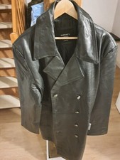 Ledermantel HERREN MARINE LOOK NAGELNEU TOP SCHNITT MODERN