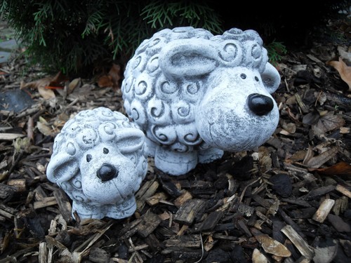 Steinfigur set niedliches - steinfigur, 2-er