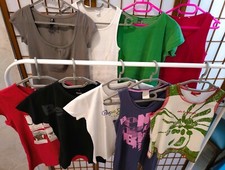 9Sommer Shirts u. Tank-Tops 164 S 36 crop ZipfelKLEID PEPE JEANS ESPRIT 2x BENCH