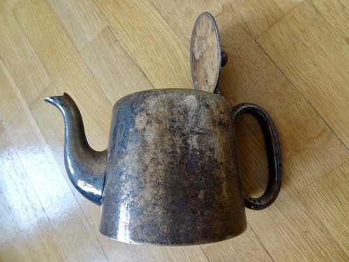 Alte englische silber - alte, silber-teekanne