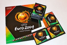 Panini EM EC Euro 2004 04 – Box Display m/w 50 Tüten packets sobres + ALBUM TOP!