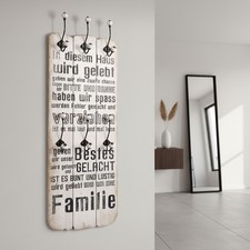 Wandgarderobe Garderobenpaneel