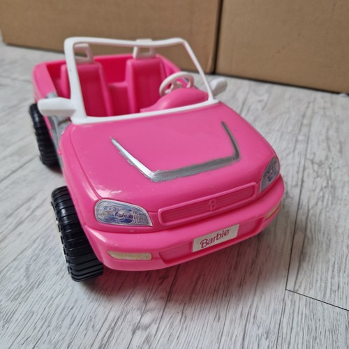 Barbie auto buggy rosa 90er - barbie,