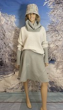 08. ROCK Herzwalk Winterrock Wollrock Musterwalk  Wolle Wollwalk Walk Gr. S / M