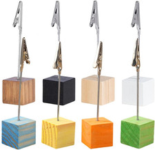 8 Stück Fotohalter Holz