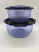 2x Tupperware Tafelperle Schüssel 2,1 + 1,1 Liter Set Paket, Auflagedeckel