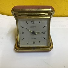 DELUXE 2 JEWELS ANTIKER WECKER CA. 60ER / 70ER JAHRE VINTAGE