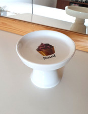 IMPRESSIONEN Servierplatte Kuchen weiß Muffin Ständer Tafel Dessert Landhaus