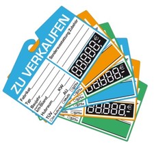25x KFZ-Verkaufsschild zur