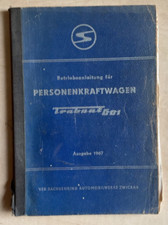Betriebsanleitung Trabant 601