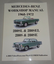 Werkstatthandbuch Mercedes Benz 280 S SE SEL SL W108 W111 R113 Pagode 1968-1972