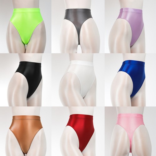 Damen glänzend tanga thong - de,