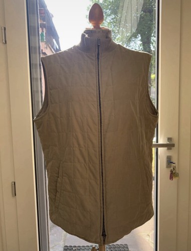 Beige steppweste mit - beige,