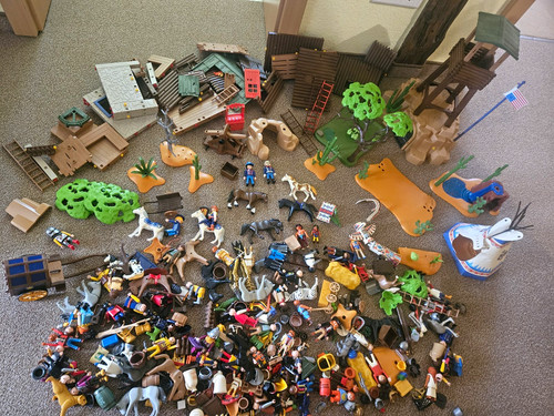 Playmobil western konvolut - western,