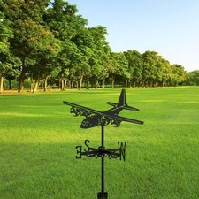 Flugzeug Wetterfahne Metall