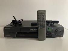 VHS-Videorecorder Panasonic NV-FJ610 Super Drive mit Fernbedienung + Kabel